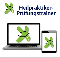 Button mit Link zum Beitrag Heilpraktiker Prüfungstrainer.