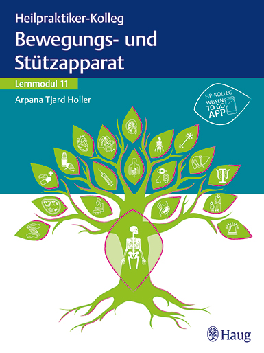 Cover Heilpraktikerkolleg Lernmodul 11 Bewegungsapparat und Stützapparat.